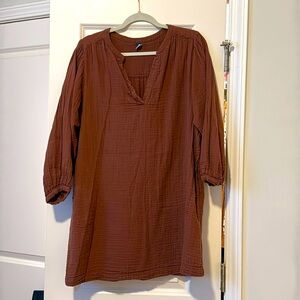 Brown Old Navy L dress